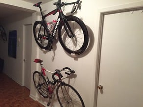 carbon bike wall mount
