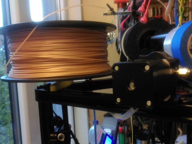 filament spool holder with bearing for micromake an other