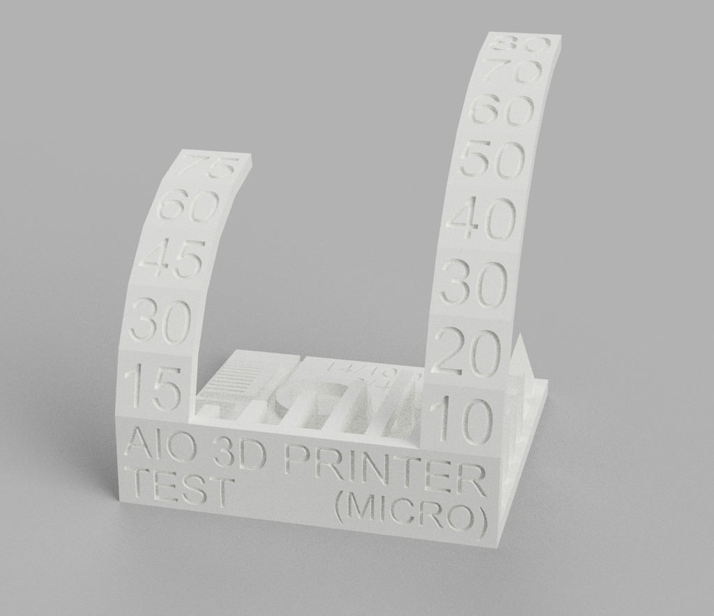 *MICRO* All In One 3D printer test