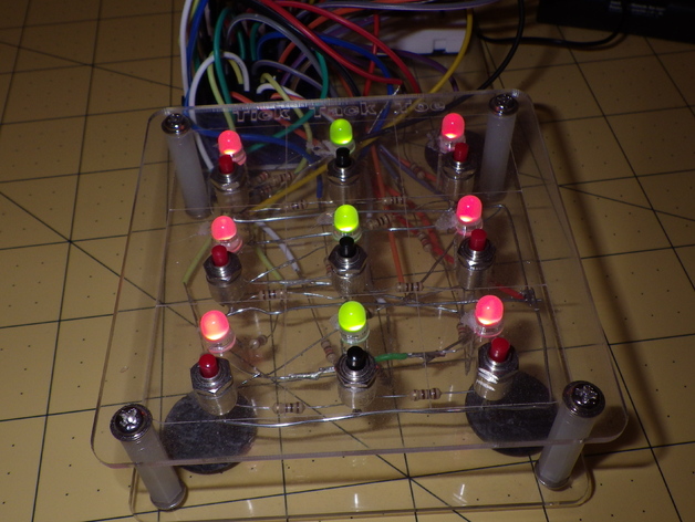 Arduino Games, Tic Tac Toe and Lights Out