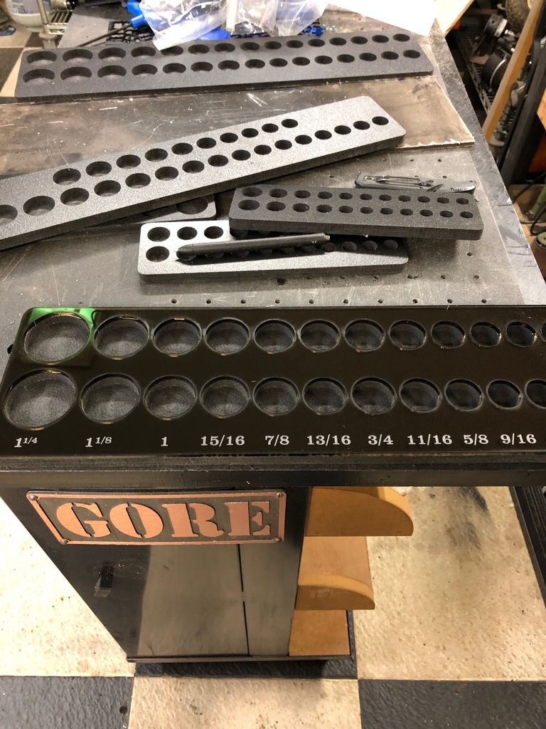 Socket Organizers for 1/2, 3/8 and 1/4" drive Metric and Imperial 