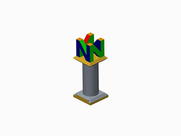 Trophy with Nintendo 64 N