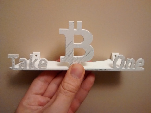 Bitcoin Wall Stand for 8" x 11" Sheets