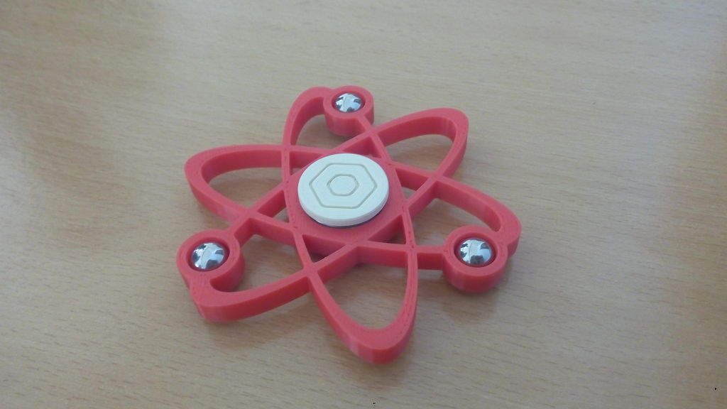 Atom-shaped Fidget Spinner