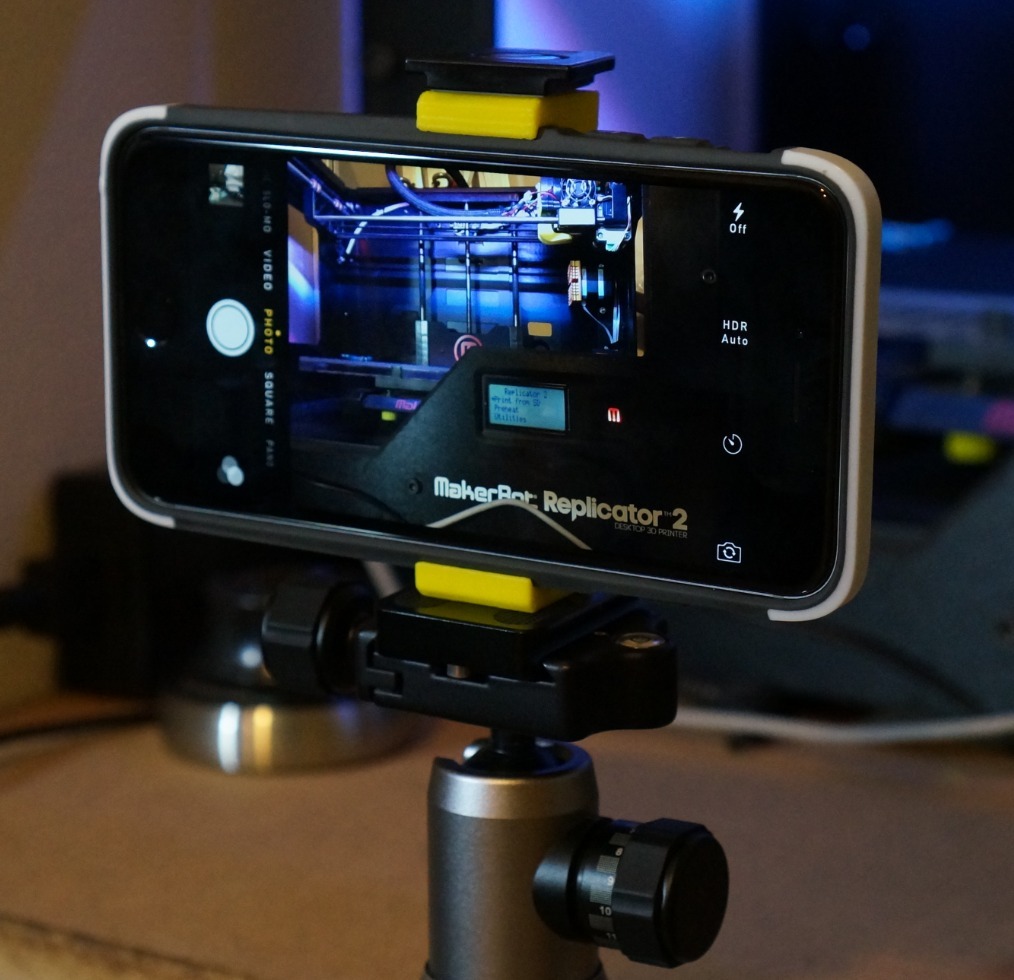 Tripod Mount for iPhone 6 Plus with Thule Atmos X3