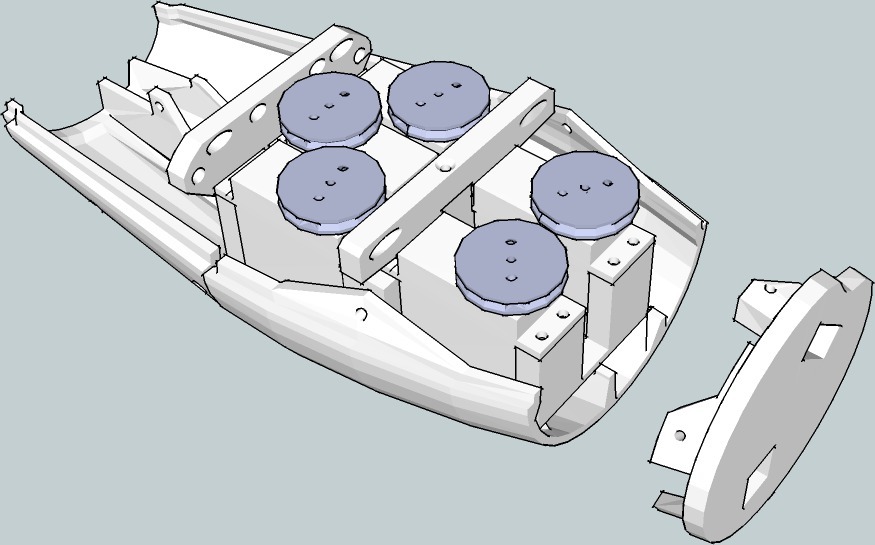 Simple Servo Bed for InMoov