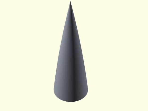 Parametric Parabolic Series Nose cone mold holder/support