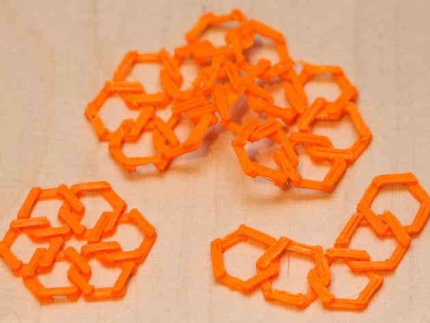 Snowflake, a hexagon chain mail