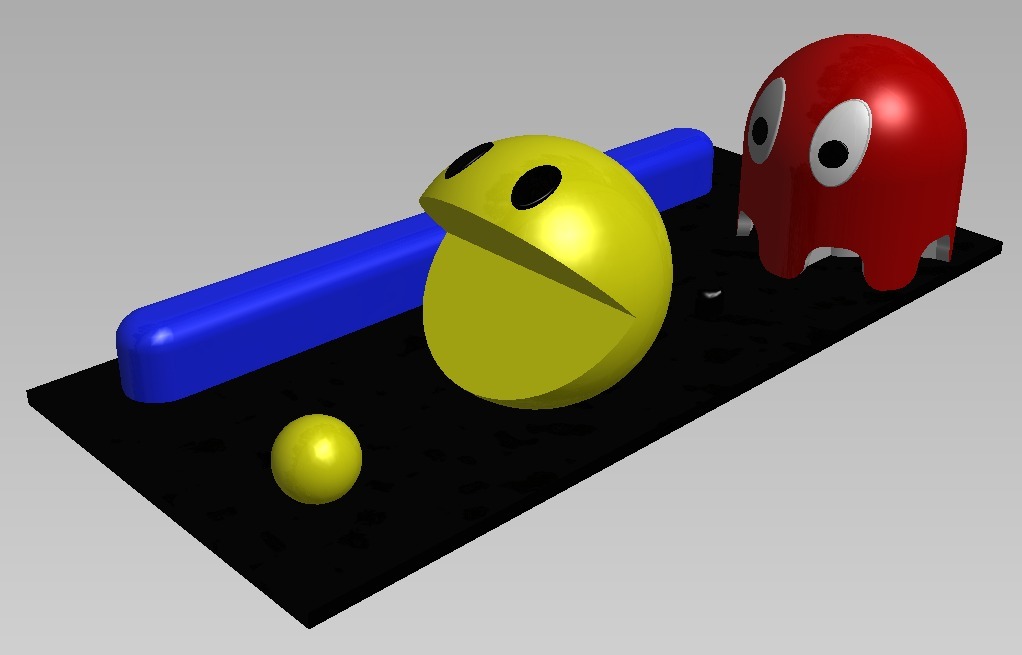 Pacman and Ghosts