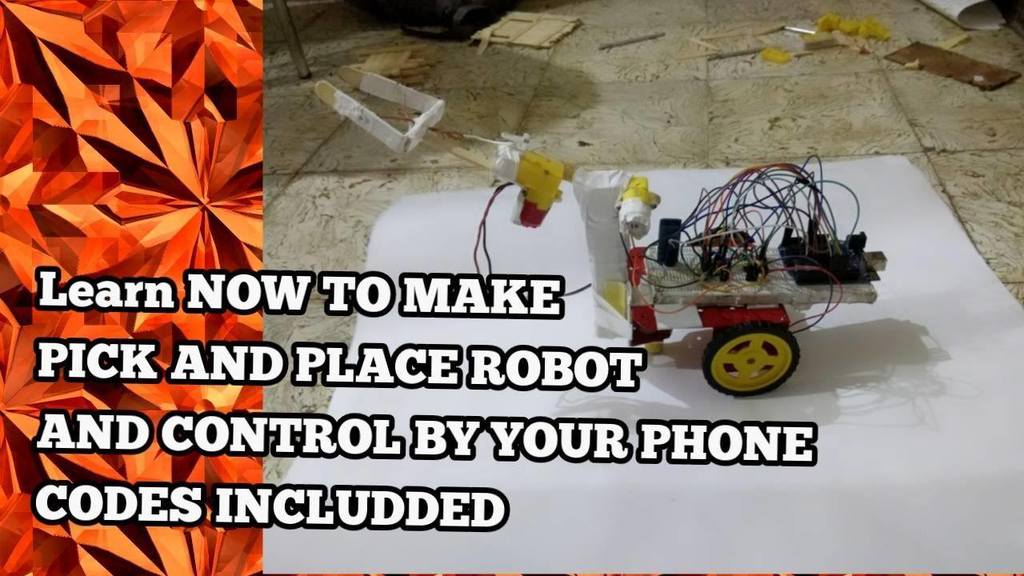 Pick and Place App Control Robot