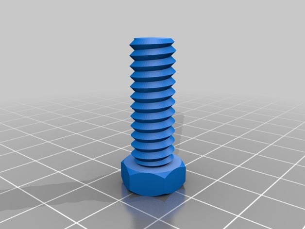 9M BOLT FOR CUTTING THREADS IN OBJECTS USING BLENDER