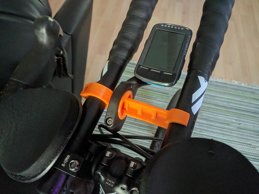 Bike computer aerobar adapter