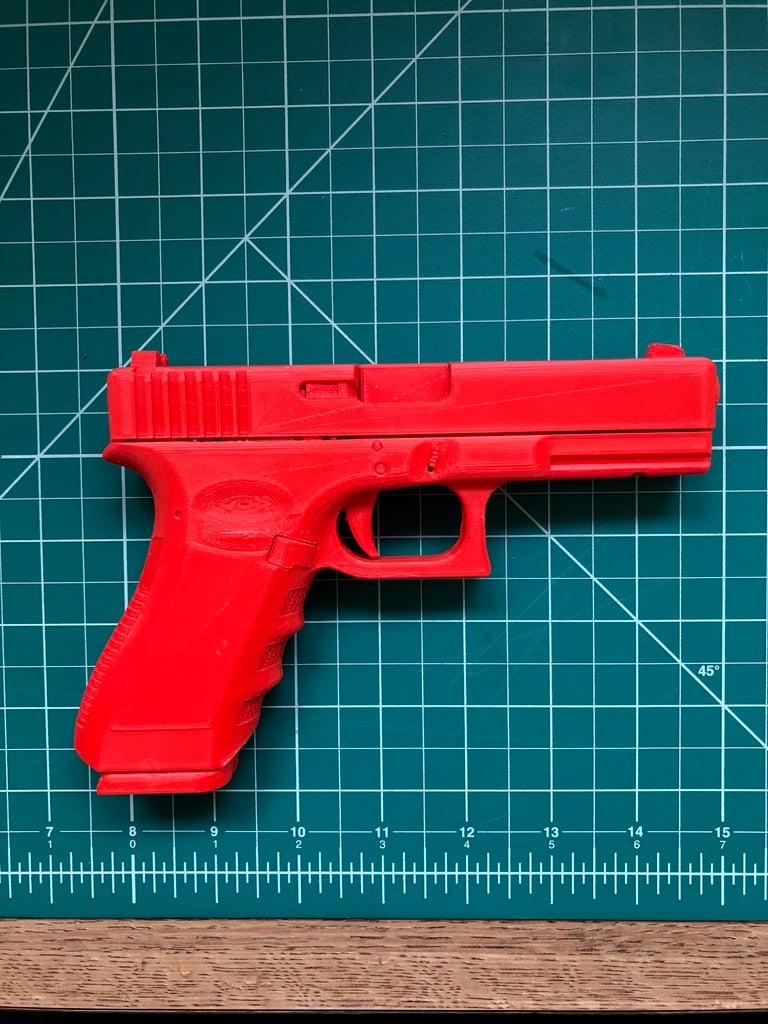 Glock 17 Red Gun