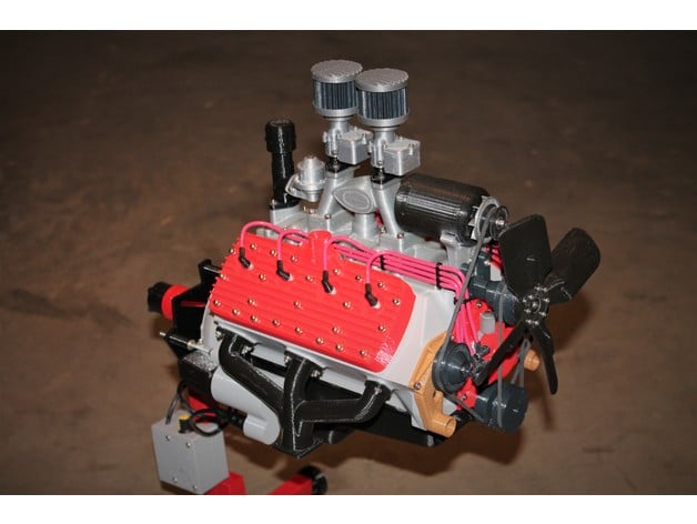 Ford Flat Head V8 Working Model Engine