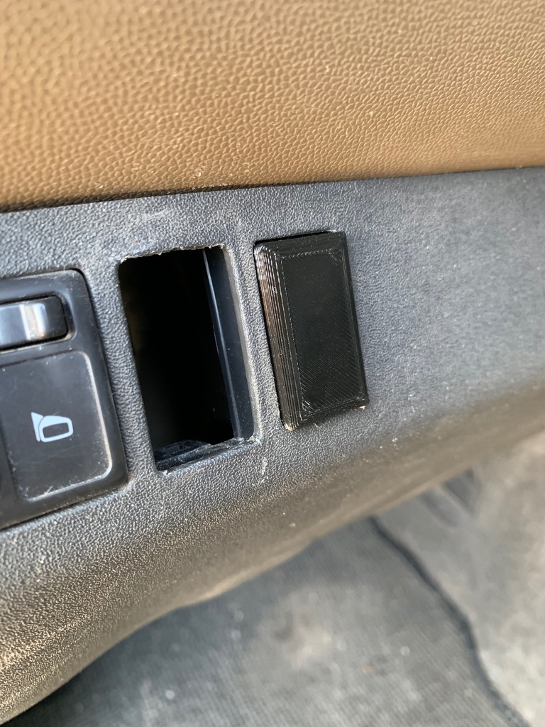 Nissan Blank Button Insert