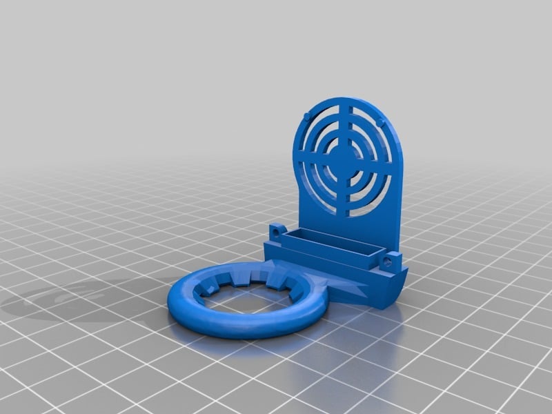 Ender 3 Vent ring with integrated fan cover