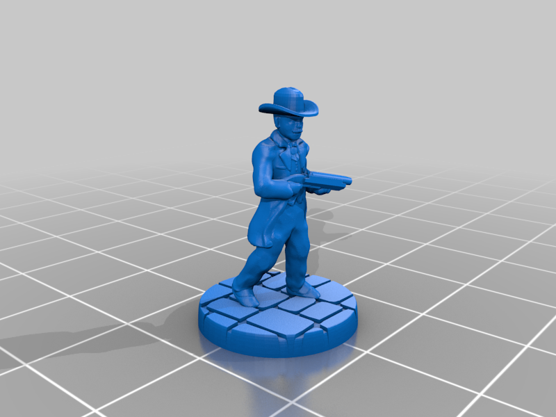 Peaky Cowboy with Shotgun