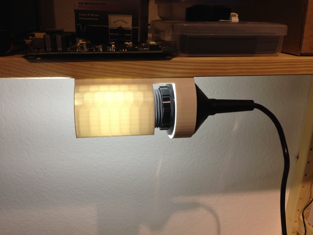 Lamp mount for E27 socket