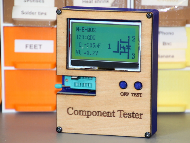 Case for component tester