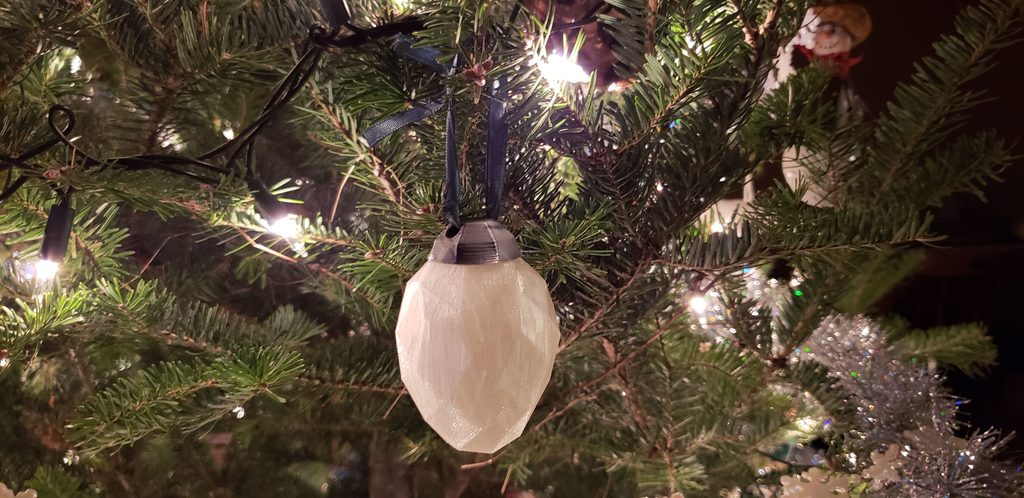 Egg Christmas Tree Ornament Topper