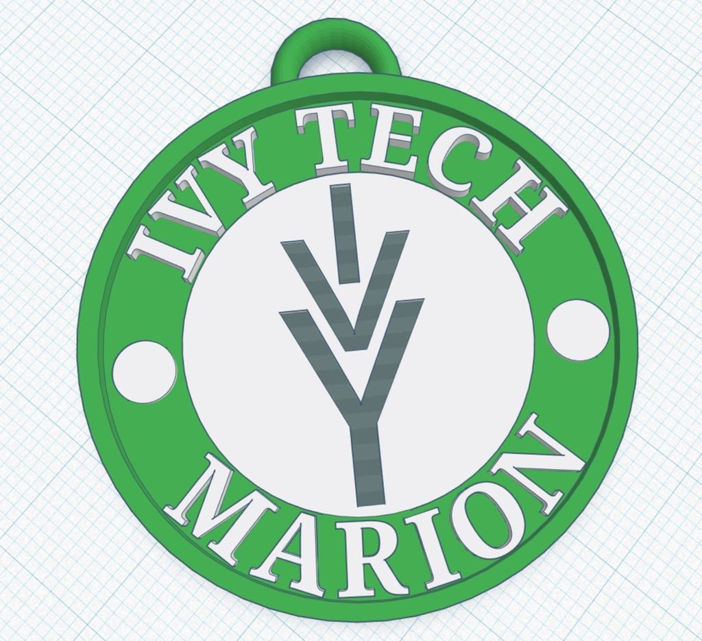 Ivy Tech Keychain