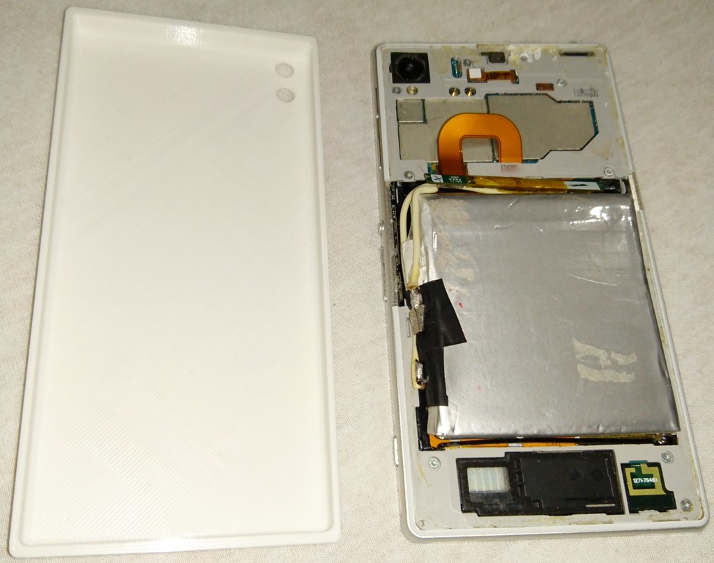 Rear cover for Sony Xperia Z1 dual battery (custom panel)