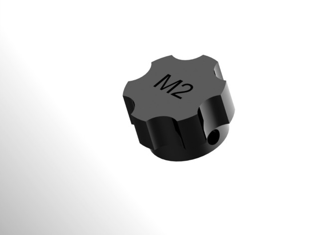 Z-Axis knob for the MakerGear M2 3D printer