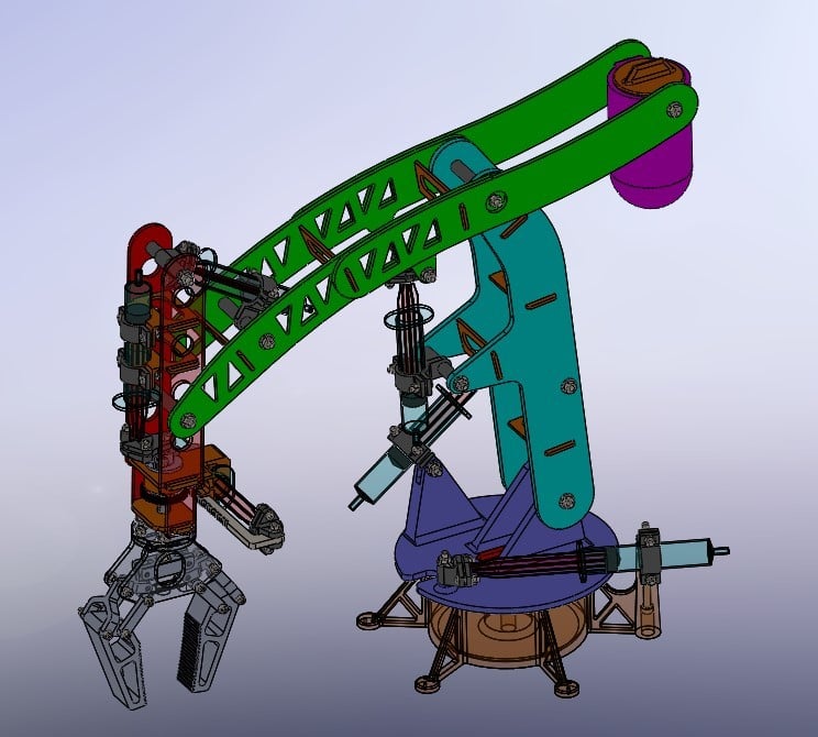 Hydraulic Robot Arm 6-Axis