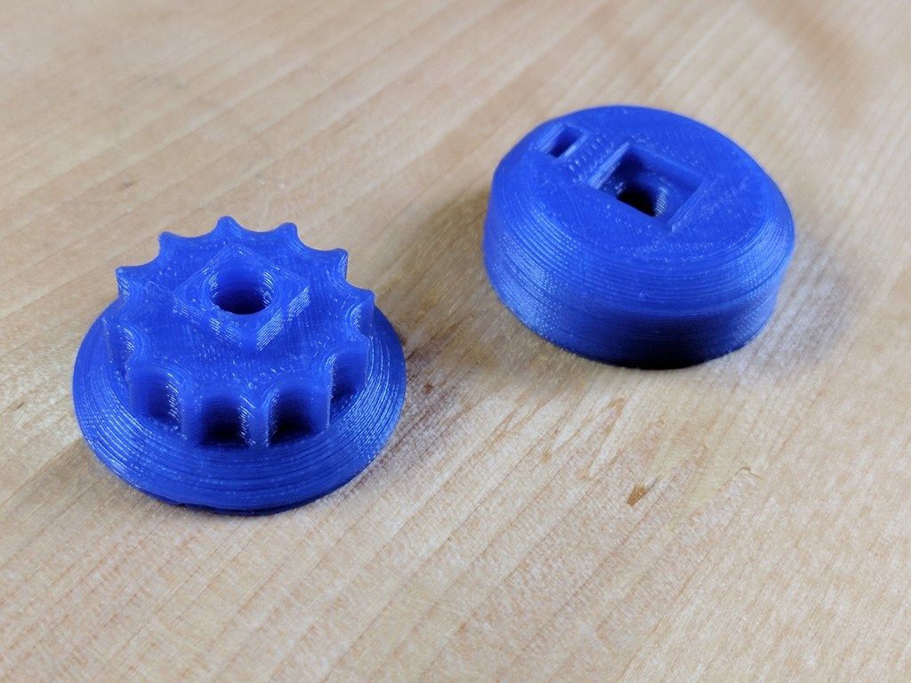 Easily Printable Ball Chain Pulley (Ø4.4 mm, 6mm pitch)
