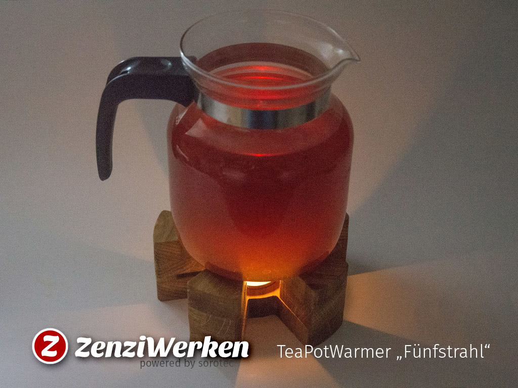 TeaPotWarmer "Fünfstrahl" cnc