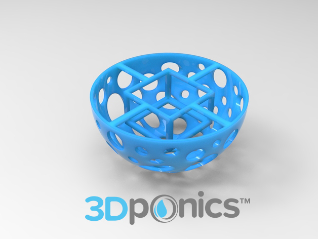 Grow Media Basket V1 - 3Dponics Drip Hydroponics