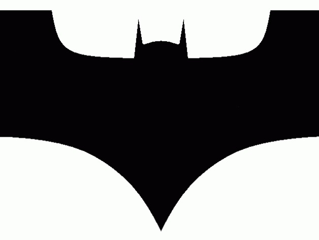bat man logo (batarang!)