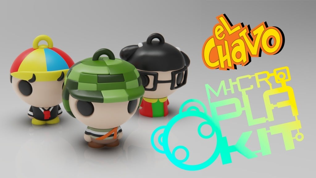 El Chavo del Ocho Set (CHAVES) (MicroPlaKit Series)