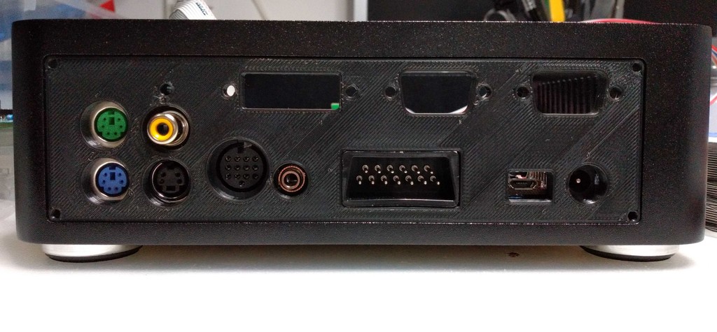 1088XEL Mini-ITX Atari 8-Bit Motherboard Rear Panel