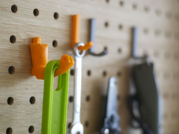 Hooks for pegboard(8mm hole, 30mm spacing)