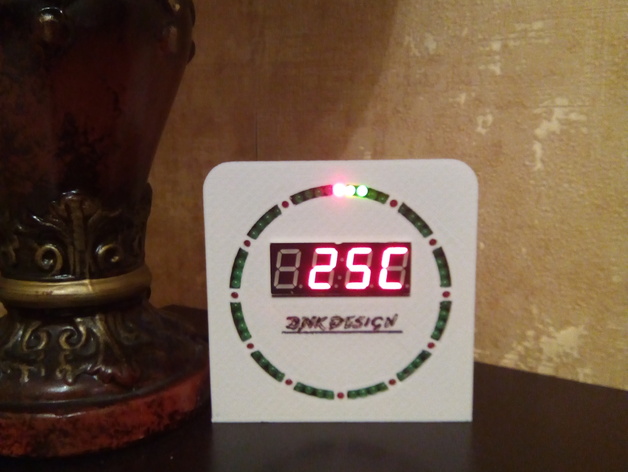 Case for DS1302 Rotation LED Electronic Clock Kit