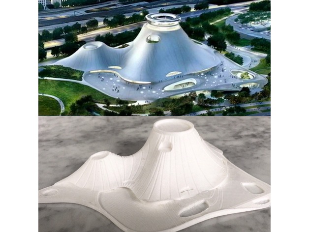 George Lucas Museum of Narrative Art, Chicago IL - Scale Model
