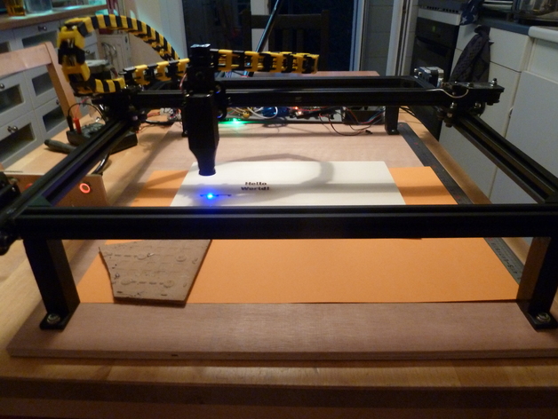 Diy Wifi Laser Cutter And Engraver With 3D Printed Parts
