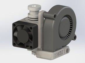 E3D fan with integrated layer-fan