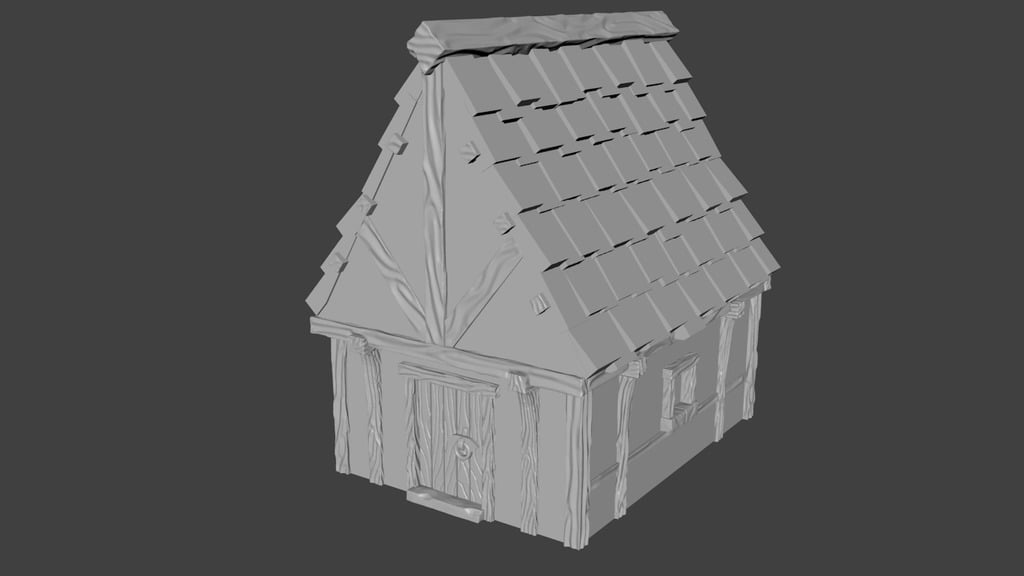 Lumberjack Cottage miniature