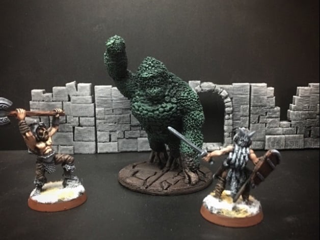 Image of Topiary Golem (Ape) (28mm/Heroic scale)