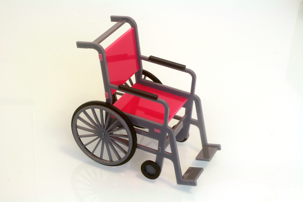 1:12 Scale Wheelchair. Laser cutting files.