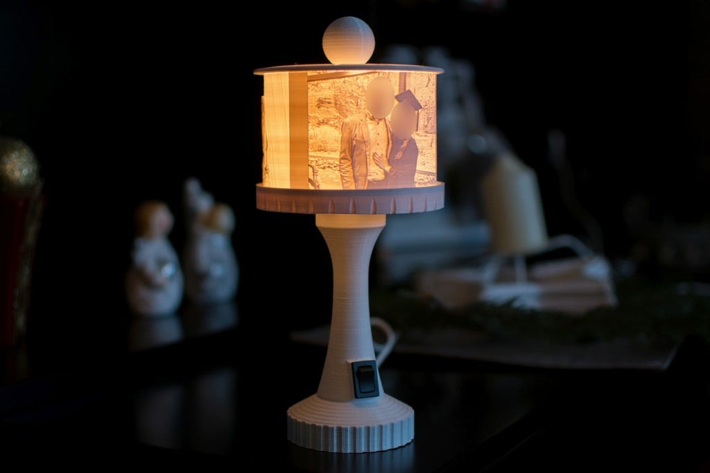 Miniature Standard-Lamp Lithophane
