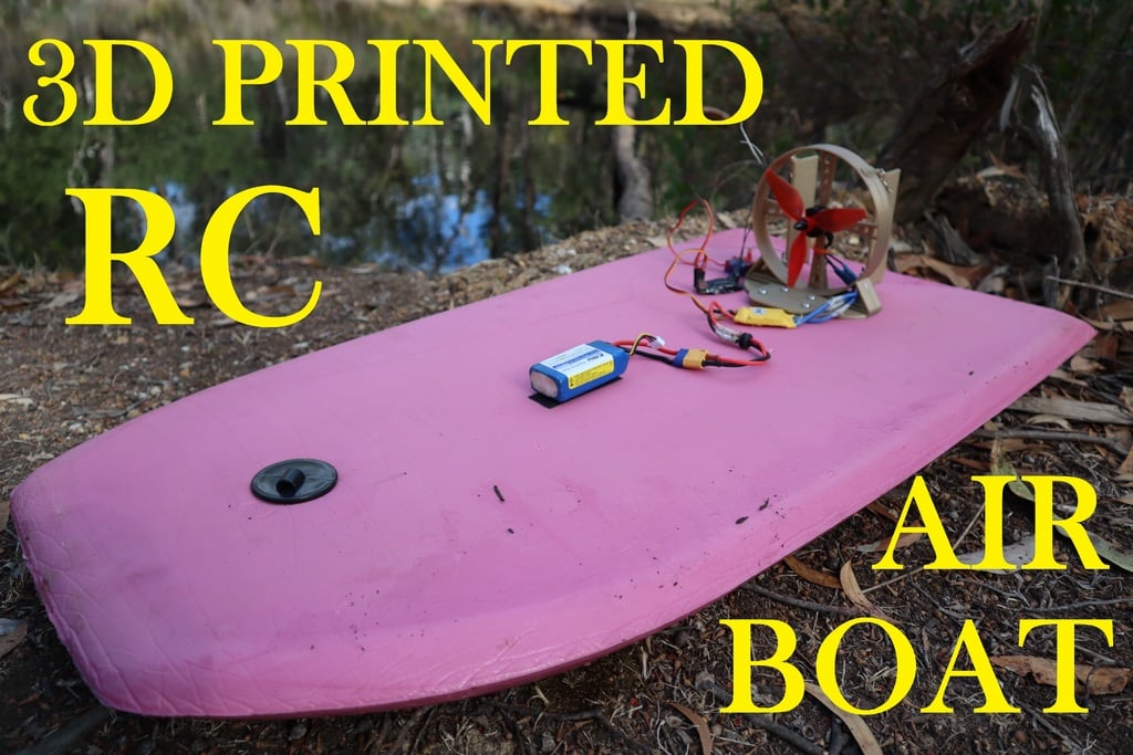 RC AIR BOAT MOTOR COWLING