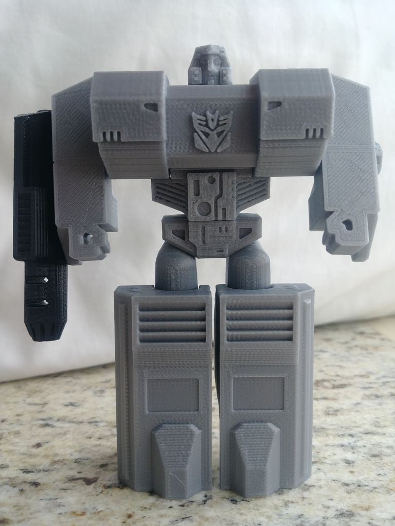 Transformable Megatron (single print, no support material)