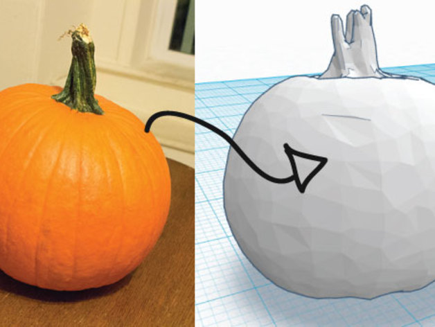 3D Scanned Pumpkin