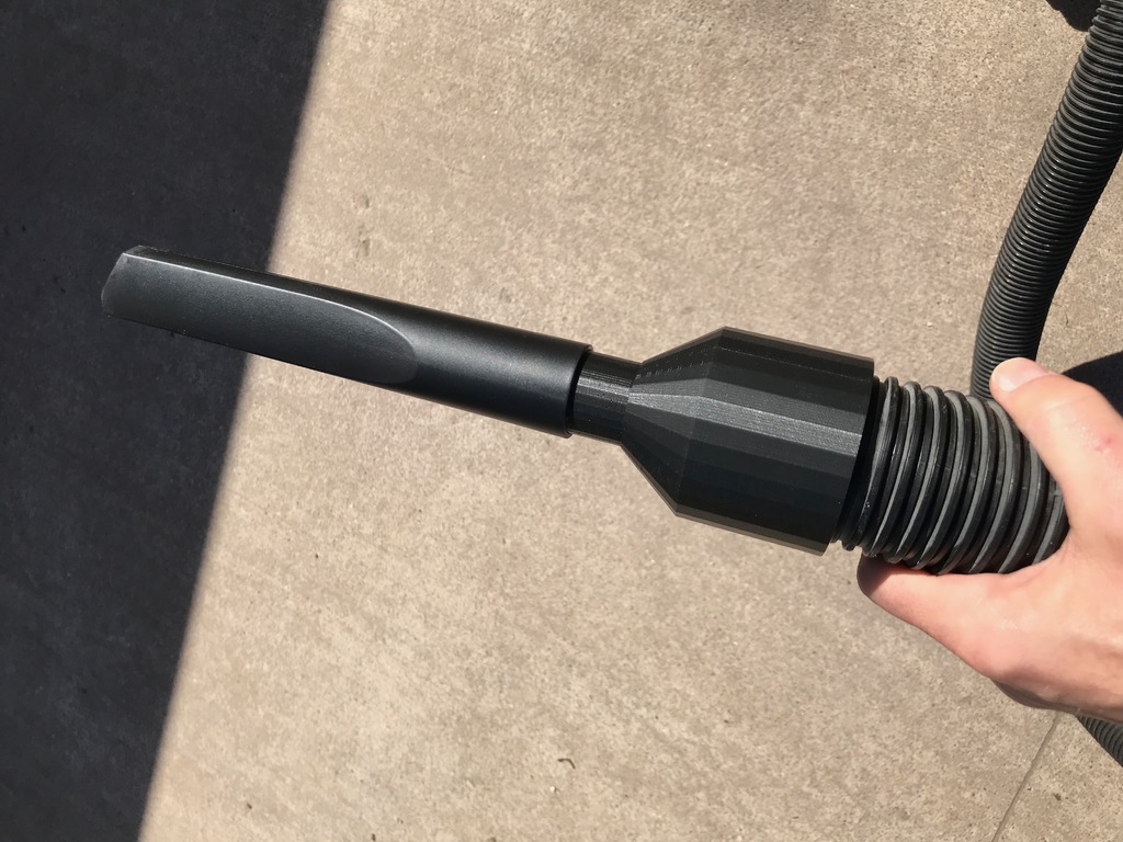 Ridgid Wet/Dry Vac to Kirby vacuum hose adapter