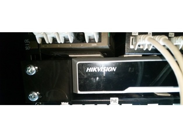 Hikvision NVR Mount by fishme - Thingiverse