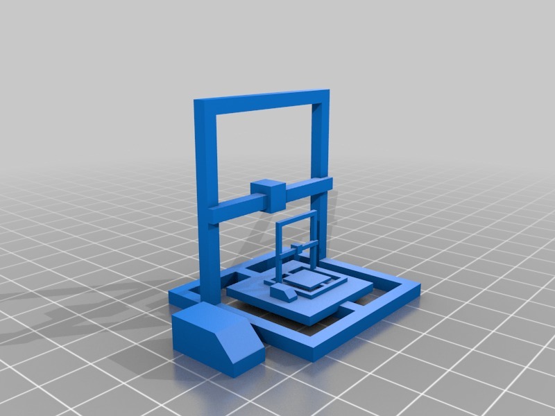 Cr 10 3D Printer Model - With Second Mini