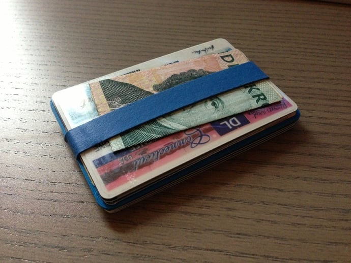 Rubber Band Card Wallet